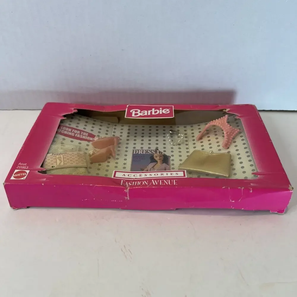 Mattel Barbie 1998 Fashion AVENUE Accessories SET#20963 - NEW IN BOX Shelf-ware